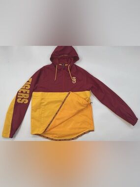 Tuskegee University Windbreaker Hooded Jacket Mens Medium Colosseum Activewear